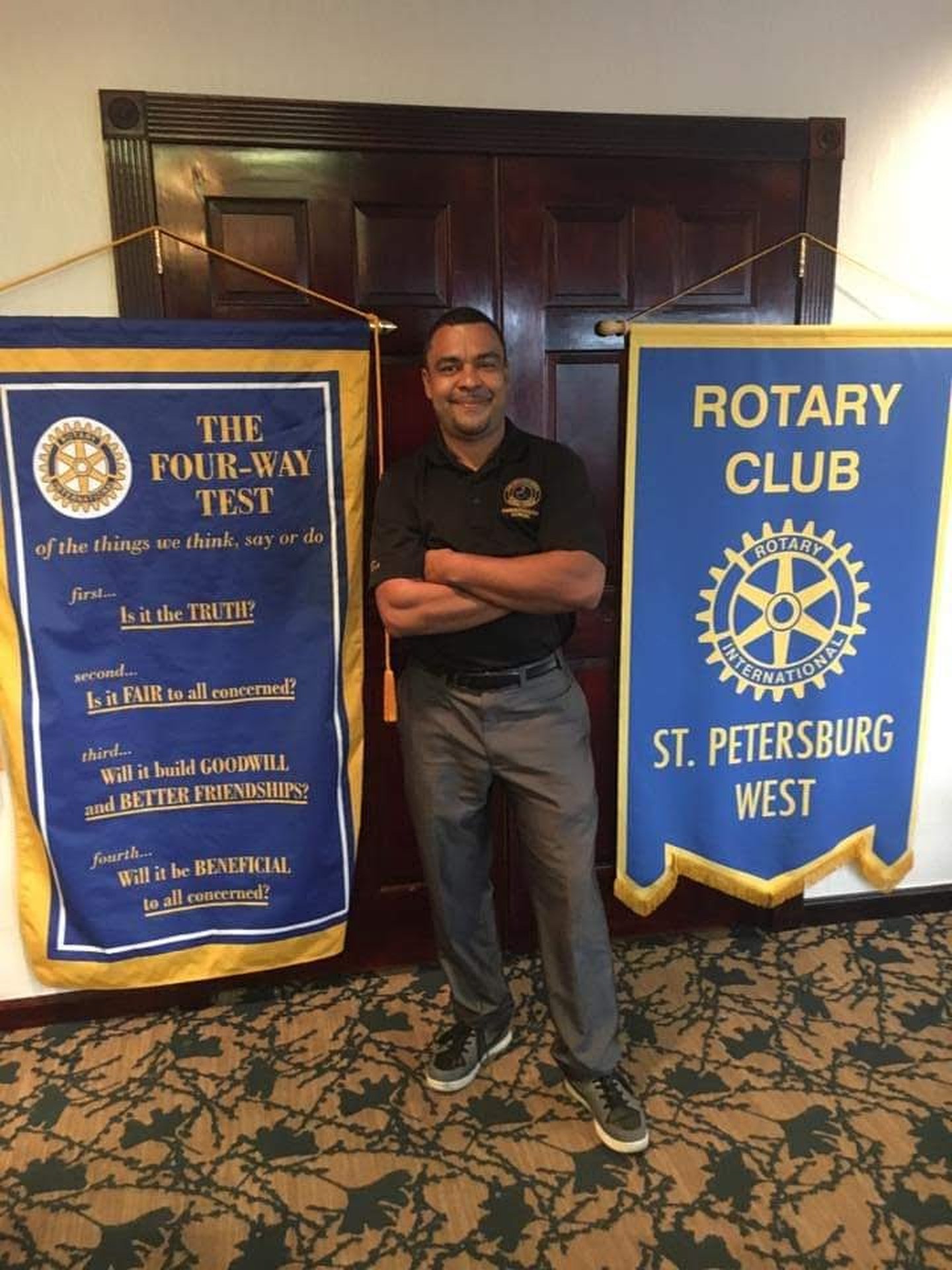 Val Gorsh at the Rotary Club of St. Petersburg West